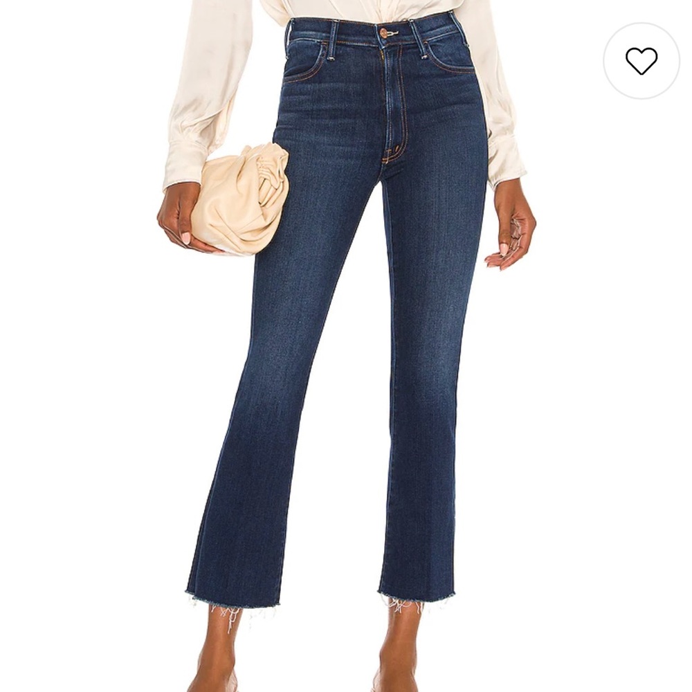 MOTHER Hustler Ankle Fray Jeans